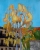 Autumn Landscape, 2020, acrilico su carta, 35x27 cm