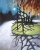 Autumn Landscape, 2020, acrilico su carta, 36x25 cm